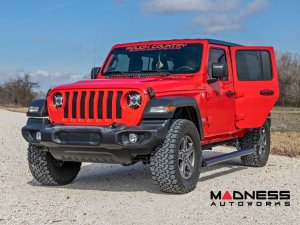 Jeep Wrangler JL Side Steps - Power Running Boards - Rough Country - E-Boards - Lighted